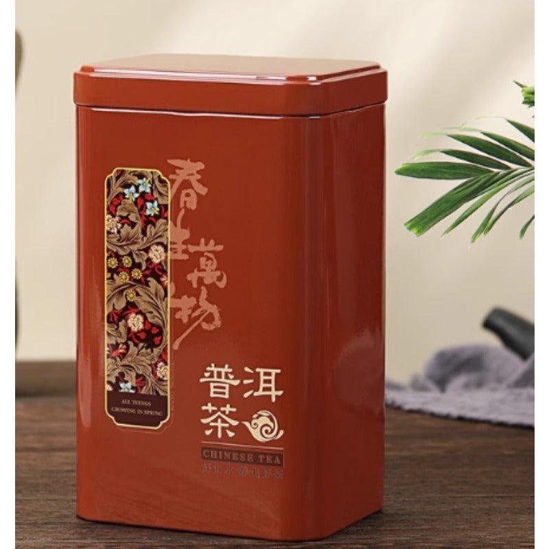 HelloYoung Yunan Pu Erh Tea Bamboo Canned Package Black Tea Loose Leaf Ripe Puer Tea 100g