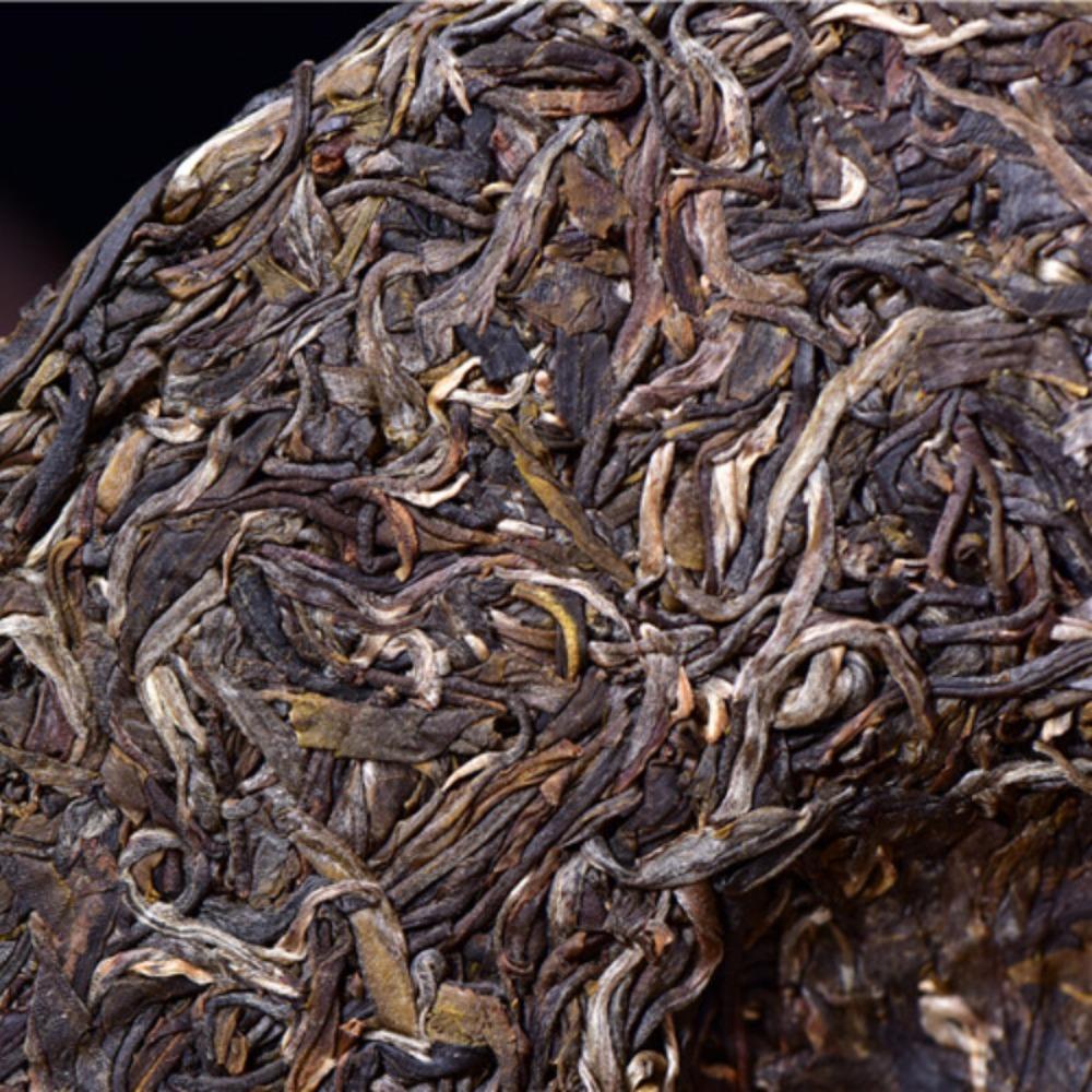 HelloYoungTea Natural 2017 Yunnan Raw Pu-erh Tea Cake 357g Big Tree Spring Pu'er