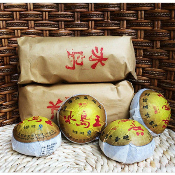 HelloYoungTea Raw Pu-erh Tea 100g Yunnan Sheng Puerh Ancient Tree Tea Loose Leaf Premium