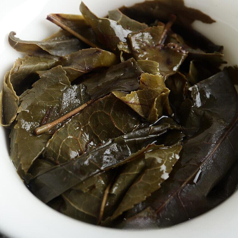 HelloYoungTea Yunnan Pu'er Tea 18 Old Banzhang Ancient Tree Gold Leaf Raw Tea Dragon Pearl