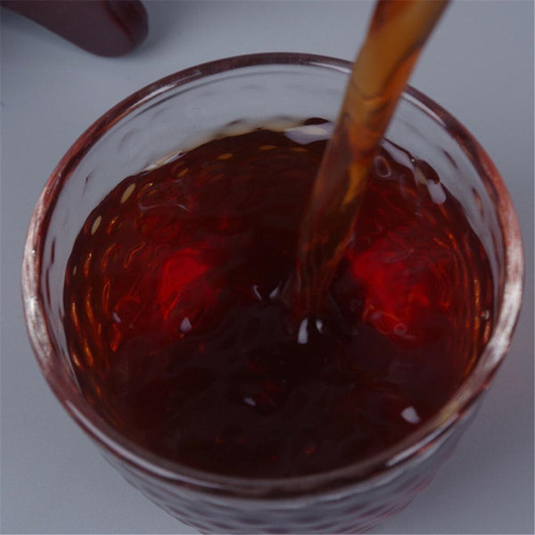 HelloYoungTea 357g Yunnan Ripe Pu-erh Tea Cake Natural Fermented Black Tea