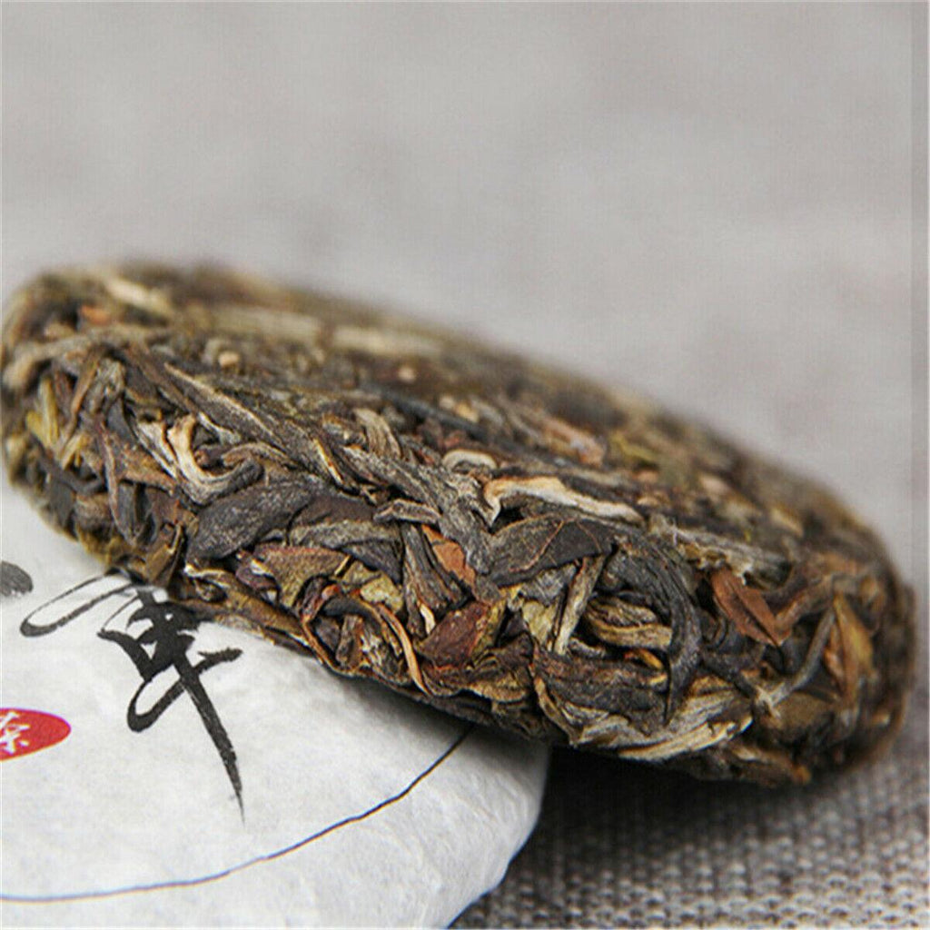 HelloYoungTea Premium Tasty Puerh Tea Green Tea 50g Old Banzhang Raw Puer Tea Green Tea Cake