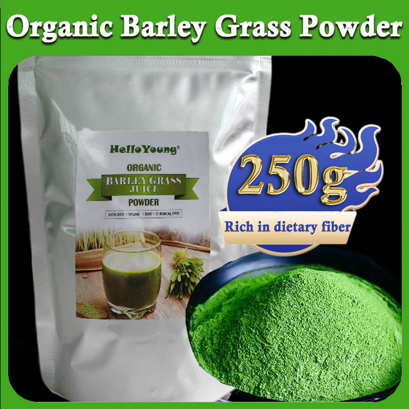 HelloYoung Barley grass powder original barley grass powder willy ong lowering cholesterol, beautiful skin, healthy slimming drink Main image
