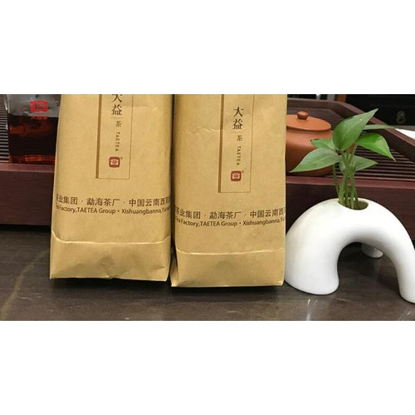HelloYoungTea 500g V93 Yunnan Menghai TAETEA Ripe Pu-erh Chinese Aged Tuo Cha