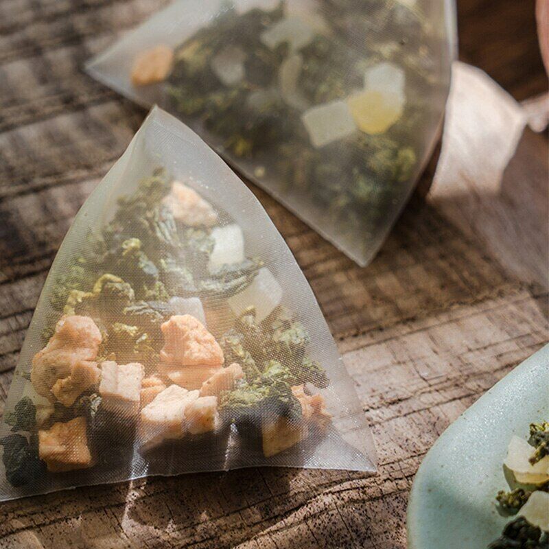 HelloYoungTea 2023 High Mountain Oolong Tea Bags Sweet Dried Peach Oolong Tea 50 Pcs