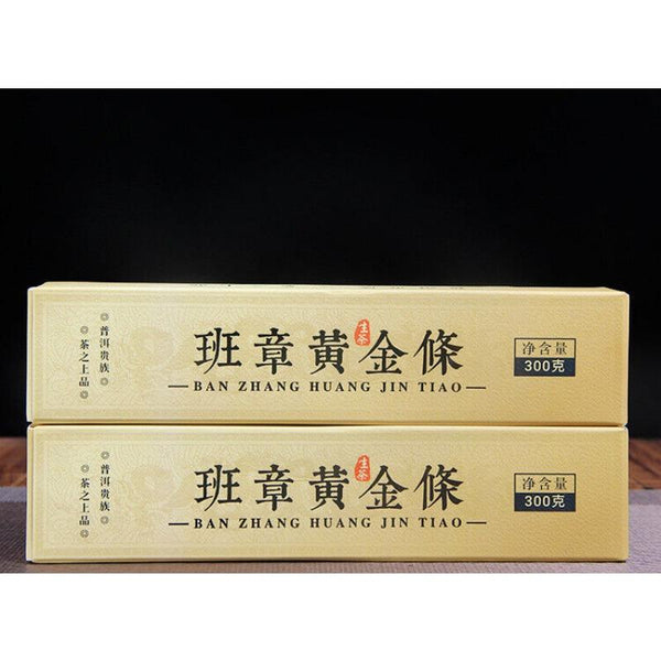 Pu'er Raw Tea Banzhang Gold Bar Ancient Tree Tea Yunnan Column Tea 300g