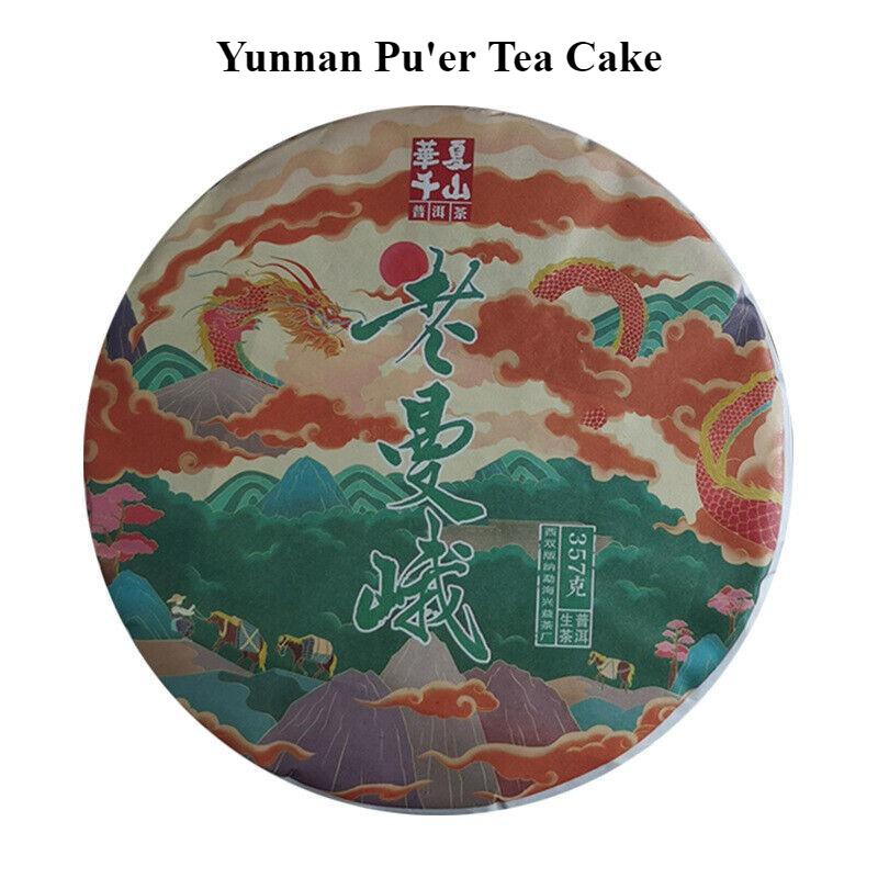 357g Yunnan Pu'er Tea Cake Lao Man'e Early Spring Tea Sweet Rhythm Pu'er Raw Tea