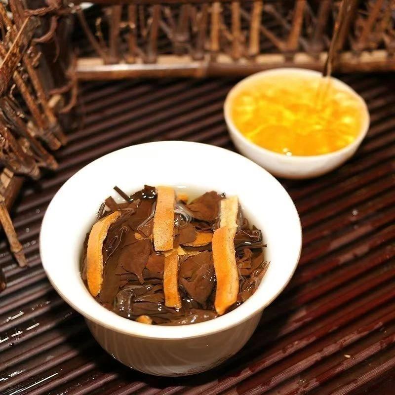 250g White Tea Stuffed Tangerine Orange Fuding Chenpi Bai Cha Aged Shou Mei new 250克 福鼎陈皮白茶（柑橘填装）陈年寿眉 新品