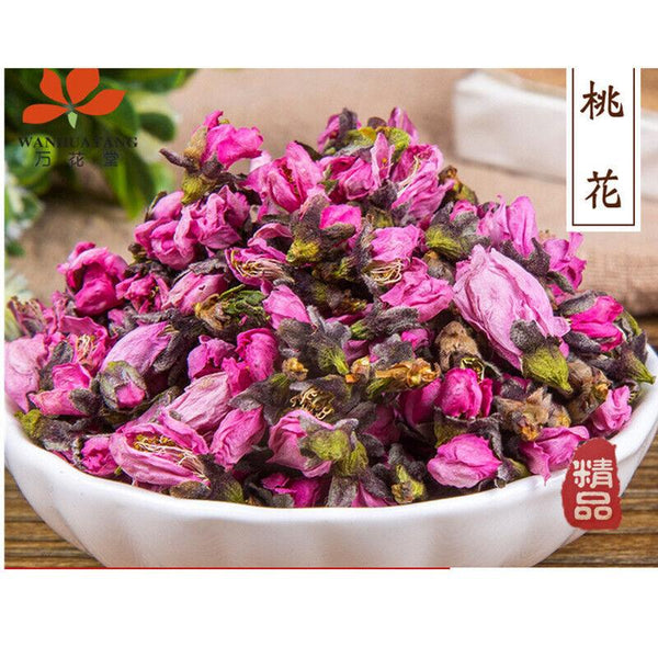 HelloYoungTea Natural Peach Blossom Tea Loose Chinese Herbal Tea High-quality Peach Blossom