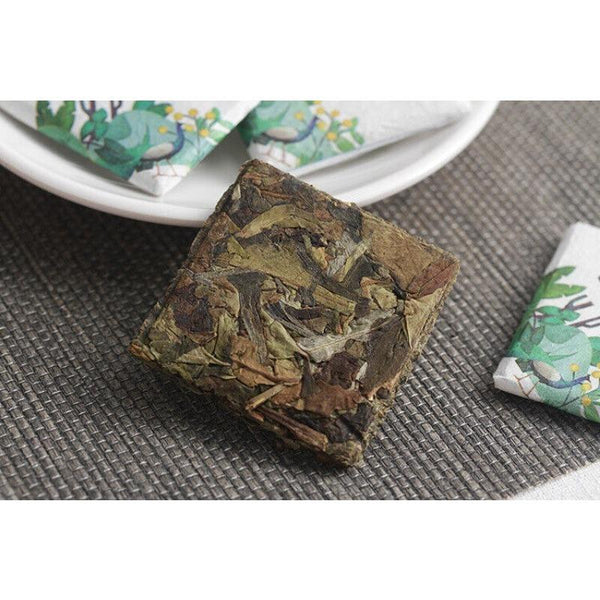 500g Yunnan tea old tree white tea 8g small square brick (Chong) white tea