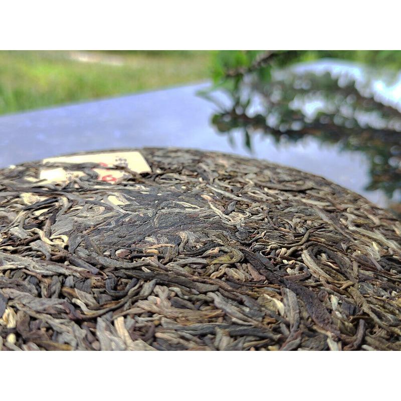 HelloYoungTea 357g Yibang Pu'er Raw Tea Ancient Six Great Tea Mountains Yunnan Old Tree Cake