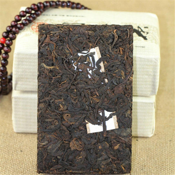 HelloYoungTea 500g Pu-erh Ripe Tea Brick Bamboo Tube Old Banzhang Ancient Tree Premium Loose Leaf