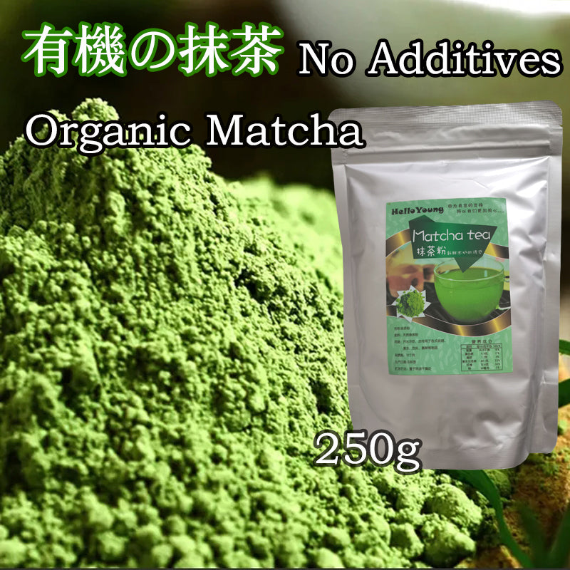 HelloYoung Matcha Green Tea Powder, Premium Matcha Powder, Ceremonial Grade Matcha with Maca Powder & Ashwagandha Powder,weight loss Delicious Matcha Latte Powder, Sugar-Free Matcha Tea, Japanese Matcha Latte Mix with Coconut Milk & Vanilla