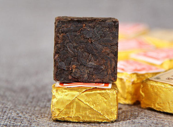 Yunnan 'Jia' Word Mini Tea Brick Shu Pu Er Pu-erh Ripe Tea Aged Puerh Brick 250g 云南“甲”字迷你茶砖 熟普洱 陈年普洱砖茶 250克
