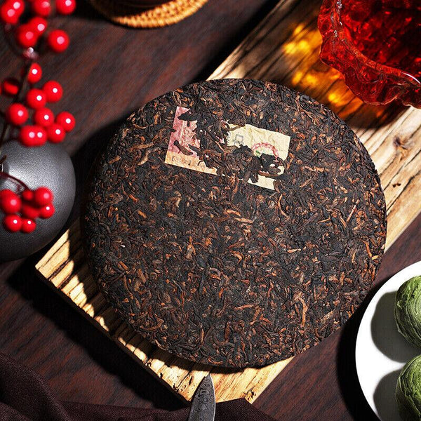 HelloYoungTea Yunnan Pu'er Tea 2019 Old Tree Spring and Autumn No.3 Pu-erh Puer Ripe Tea 357g