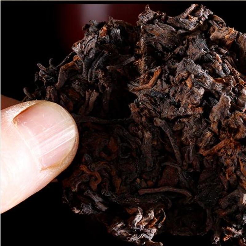 HelloYoungTea Authentic Aged Pu-erh Ripe Tea Cake 2007 Yunnan Puerh Tea Pu'er Cooked Tea 710g