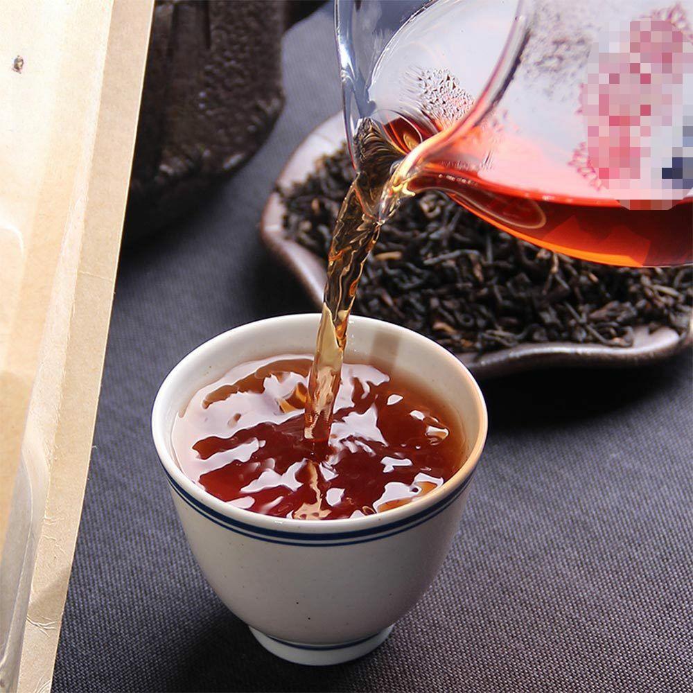HelloYoungTea Top Haiwan Premium Yunnan Pu Erh Ripe High Quality Pu Erh Weight Loose Tea 500g