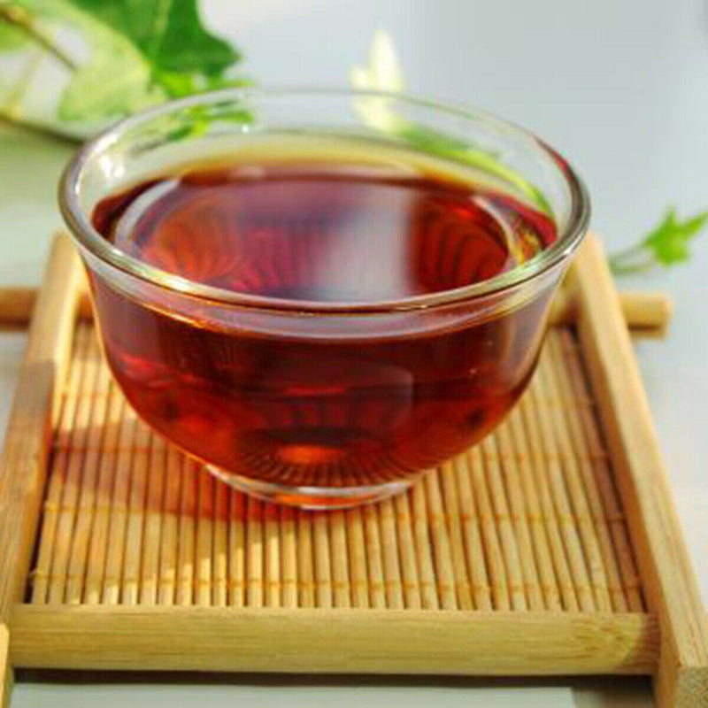 HelloYoung 357g Ripe Pu-erh Tea Menghai Dayi Classic Tea Puer Chinese Cooked Puerh Tea Black Tea