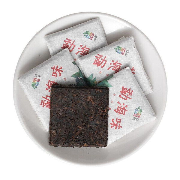 500G Yunnan Pu'er Tea Menghai Flavor Small Square Brick 8g Ripe Tea