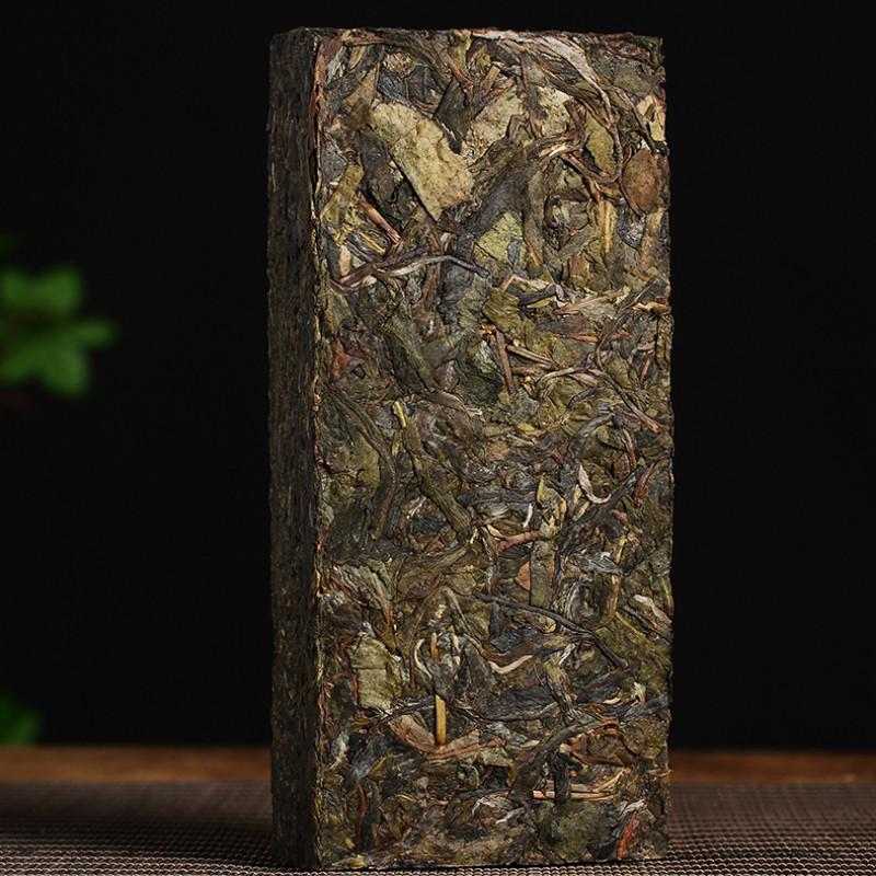 500g Premium Puerh Raw Tea Brick Golden Leaf Yunnan Pu-erh Tea Chinese Pu'er Tea 500克优质普洱生茶砖 金叶 云南普洱茶 中国普洱茶