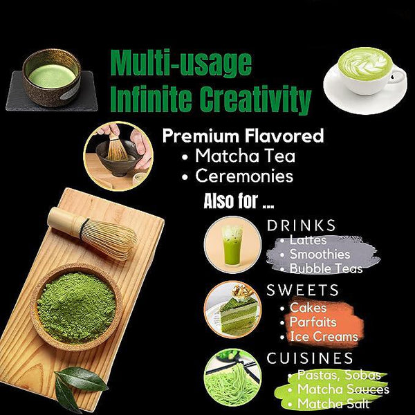 HelloYoungTea Organic Matcha Green Tea Powder 100% Natural & Pure, Ceremonial Grade, No Additives or Fillers, NO GMO diet drink for loss weight detox slim slimming