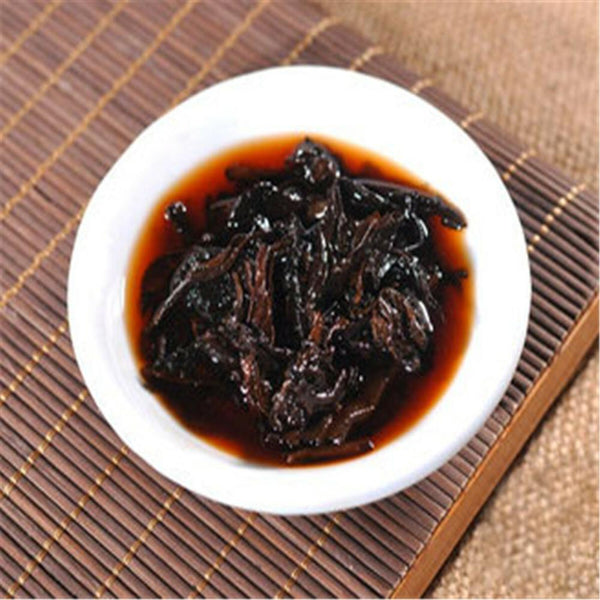HelloYoungTea Pu-Erh Tea Ripe Cake Yunnan 500g Fermented Chinese Organic Premium Loose Leaf Bulk