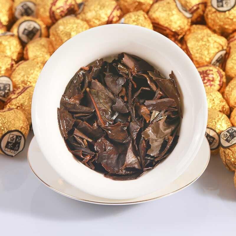 HelloYoungTea Fuding Supreme Gongmei White Tea Tribute Eyebrow Chinese Dragon Ball Shou Mei
