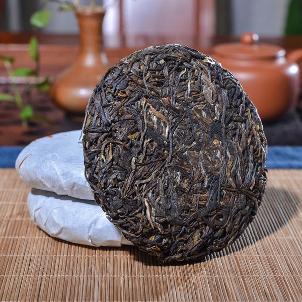 HelloYoung Bingdao Raw Puer Ba Wai Ancient tea Tree Sheng Puerh 100gx2