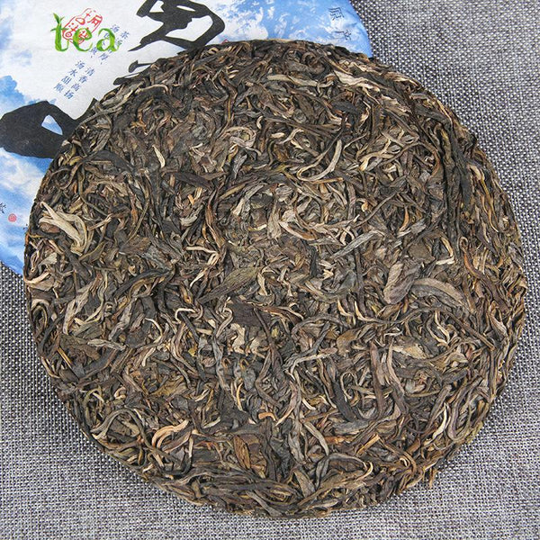 HelloYoungTea 2018 Yunnan Pu'er Raw Tea Cake, Pure Nanshan Ancient Tree, 357g
