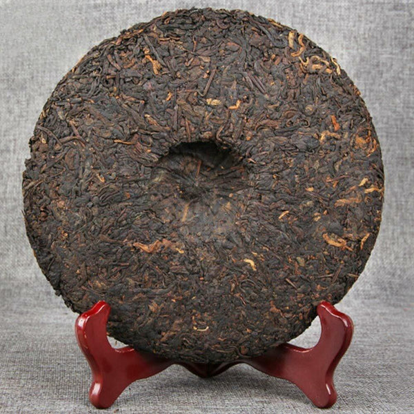 400g 2006 Puwen Puer Yunya Shu Pu-erh "Treasures" (Zhen Pin) Puerh Tea Ripe Cake 400克 2006年普文普洱云芽熟普洱“珍品”普洱熟茶饼