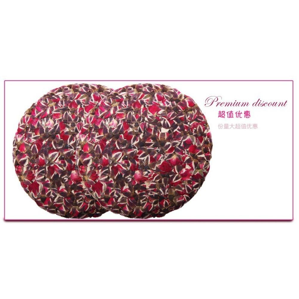 HelloYoungTea Dried Rose Buds Flower Tea Cake Natural Herbal Infusion Premium Quality
