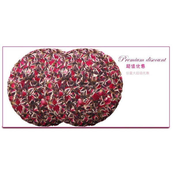 HelloYoungTea Dried Rose Buds Flower Tea Cake Natural Herbal Infusion Premium Quality