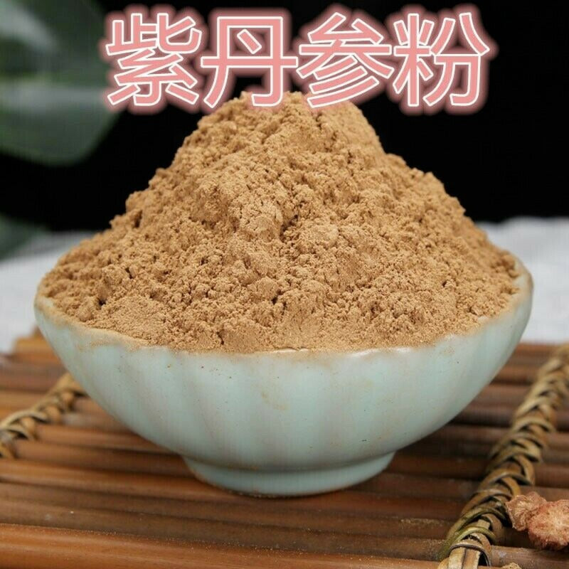 Salvia Miltiorrhiza Organic Wild Danshen Powder Dan Shen Herbal Medicine