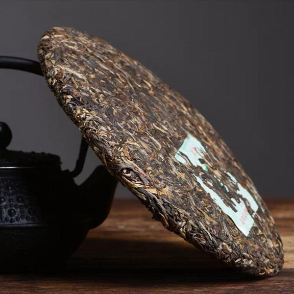 HelloYoungTea 2007 Yunnan Meng Hai Qi Zi Bing Cha Classic FU HAI 7536 Puer Tea Pu'er Raw 357g