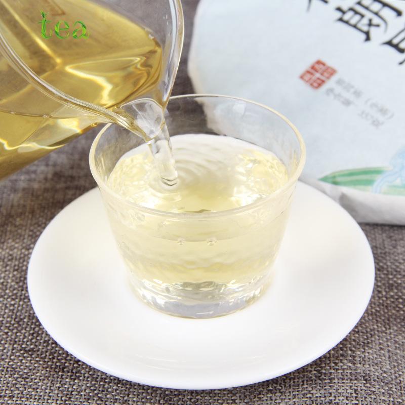 HelloYoungTea 2020 Toudi Early Spring Raw Yunnan Pu'er Tea, Tender Brown Buds Early Spring, Chunjian Seven Seed Cake, 357g