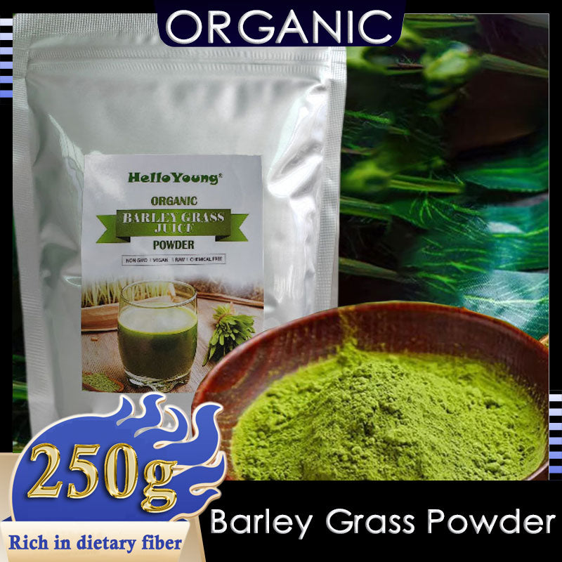 HelloYoung HelloYoung Imported Unsweetened Premium Organic Barley Grass Powder 250g 100% Pure and Natural for lose weight barley powder