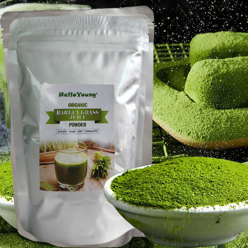 HelloYoung HelloYoung Barley Grass Powder 100% Weight Loss Body Detox Healthy Natural No Additives