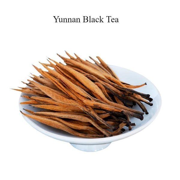 HelloYoungTea 250g Yunnan Black Tea Big Gold Needle Yunnan Fengqing Black Tea Big Gold Bud