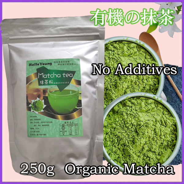 HelloYoung Organic Matcha Green Tea Powder Unsweetened 100% Natural Latte & tea weight loss products diet drink for loss weight