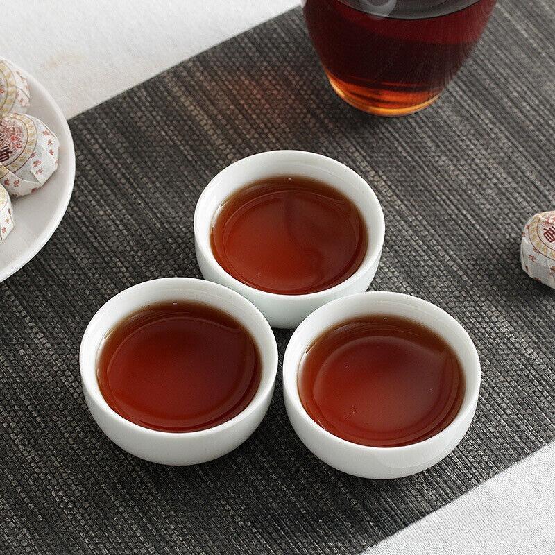 HelloYoungTea Yunnan Pu'er Tea 2020 500g Glutinous Rice Fragrance Ripe Tuo(White Cotton) Pu'er