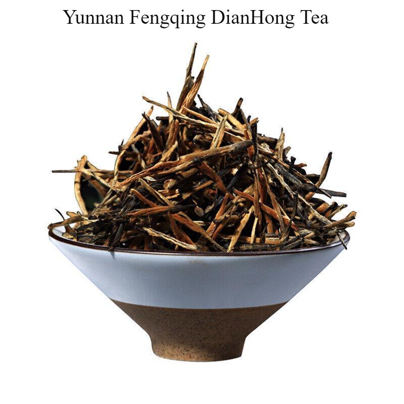 Yunnan Fengqing DianHong tea Pine Needle Un bourgeon une feuille Golden Needle