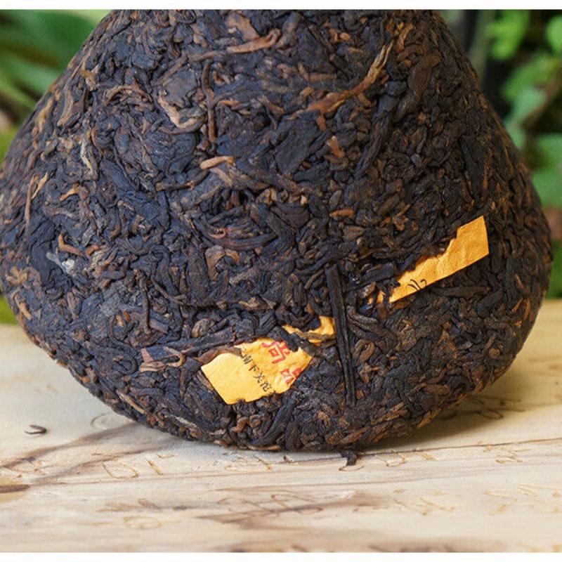 HelloYoungTea 2017 Big Snowy Mountain Xiaguan Mushroom Shape Pu-erh Tea Cooked Ripe Puer 250g