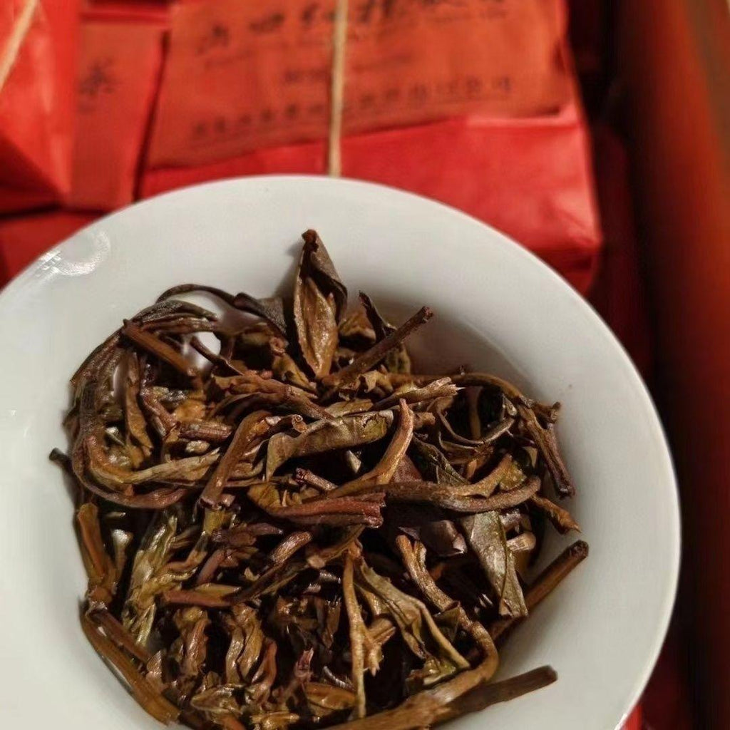 Yunnan 90s Rongcheng Puer Tea Export Red Standard Pu'er Loose Tea No.99228 250g 云南90年代荣成（Rongcheng）普洱 出口红标普洱散茶 编号99228 250克