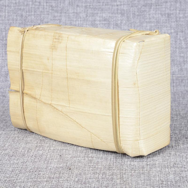 HelloYoungTea 250g Premium Ripe Brick Yunnan Pu'er Tea Bamboo Shoot Shell Packing Health Care