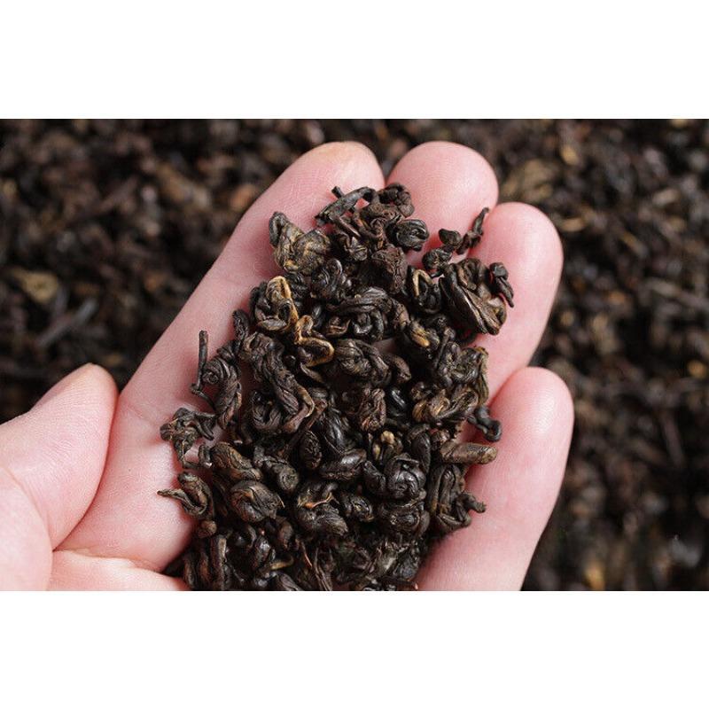 HelloYoungTea 500g Black Tea Yunnan Fengqing Dian Hong Kung Fu Black Tea Two Leaves Red Conch