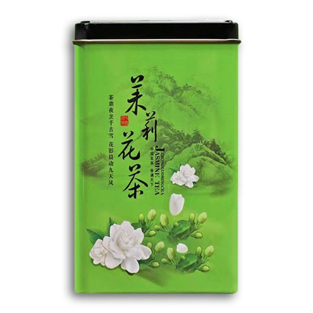 HelloYoungTea 250g Jasmine Dragon Pearl Green Tea Pearls Metal Tin