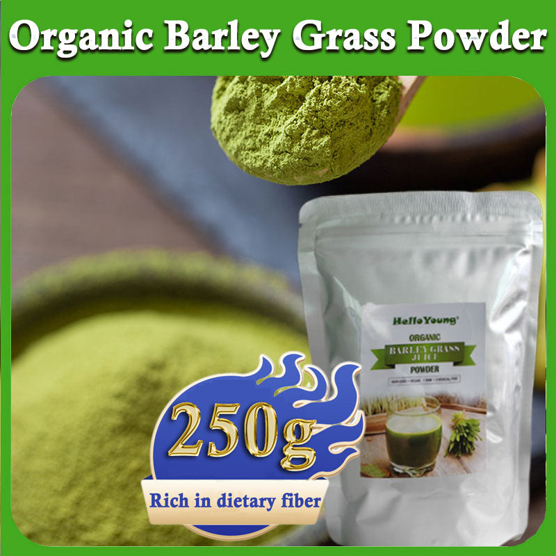 HelloYoung Barley Grass Powder original Easy to drink Pure Organic Barley Juice Detox Powder Healthy Weight Lose Main image