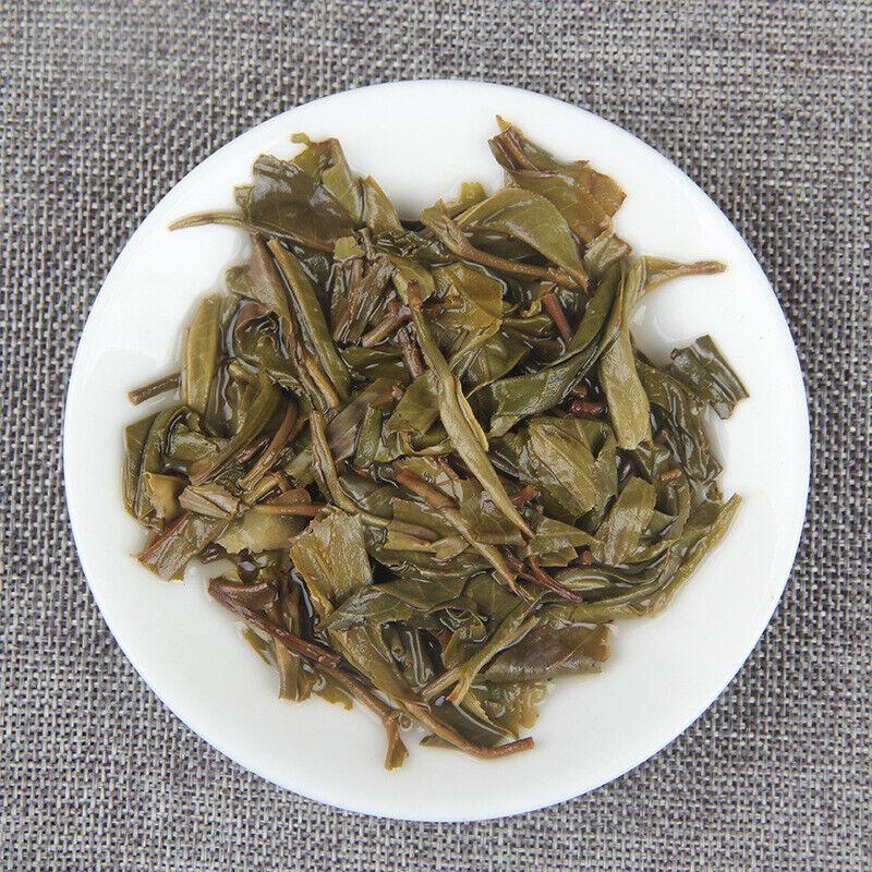 HelloYoungTea 150g Golden BarIceland Gold Brick Puerh Raw Brick Tea Mengku Gold Leaf Flower