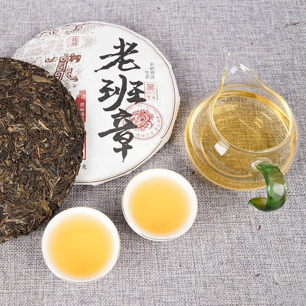 357g Yunnan Lao Banzhang Pu'er Raw Tea Spring Tea Seven Seed Cake Tea