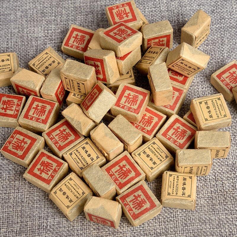 HelloYoungTea 500g Yunnan Pu'er Tea Leaves Mini Tuocha Original Small Square Brick Tea